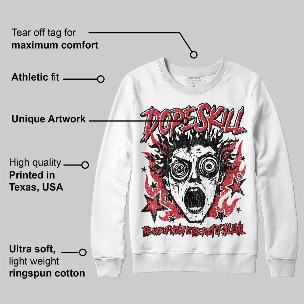 Flight Club 4s DopeSkill Sweatshirt Root of Evil Graphic - Image 3