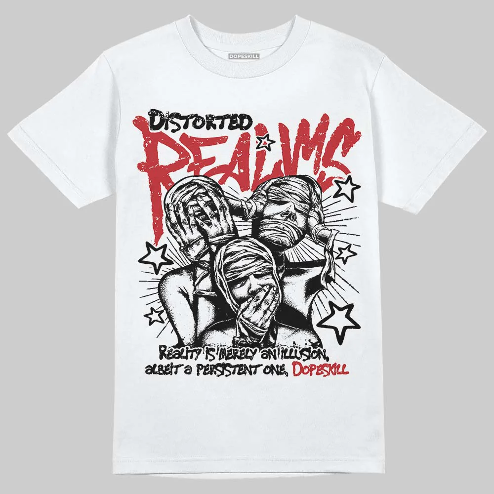 Flight Club 4s DopeSkill T-Shirt Distorted Realms Graphic