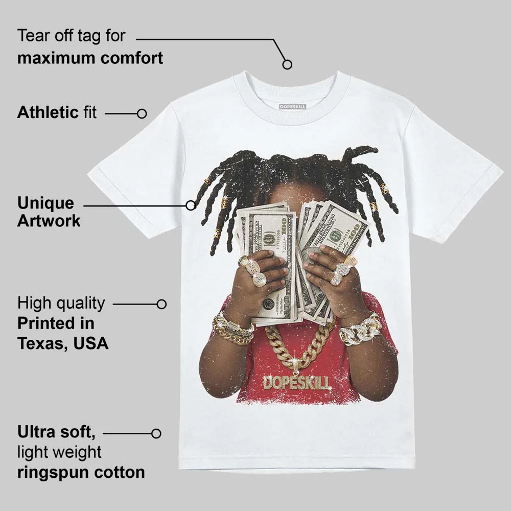 Flight Club 4s DopeSkill T-Shirt Rich Youth Graphic - Image 3