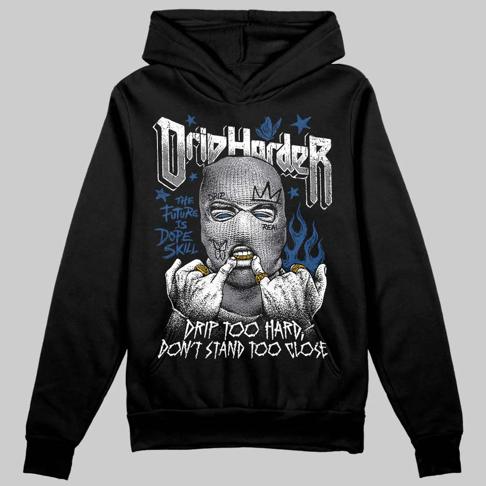 Flint Grey 9s DopeSkill Hoodie Sweatshirt Drip Harder Graphic - Image 2