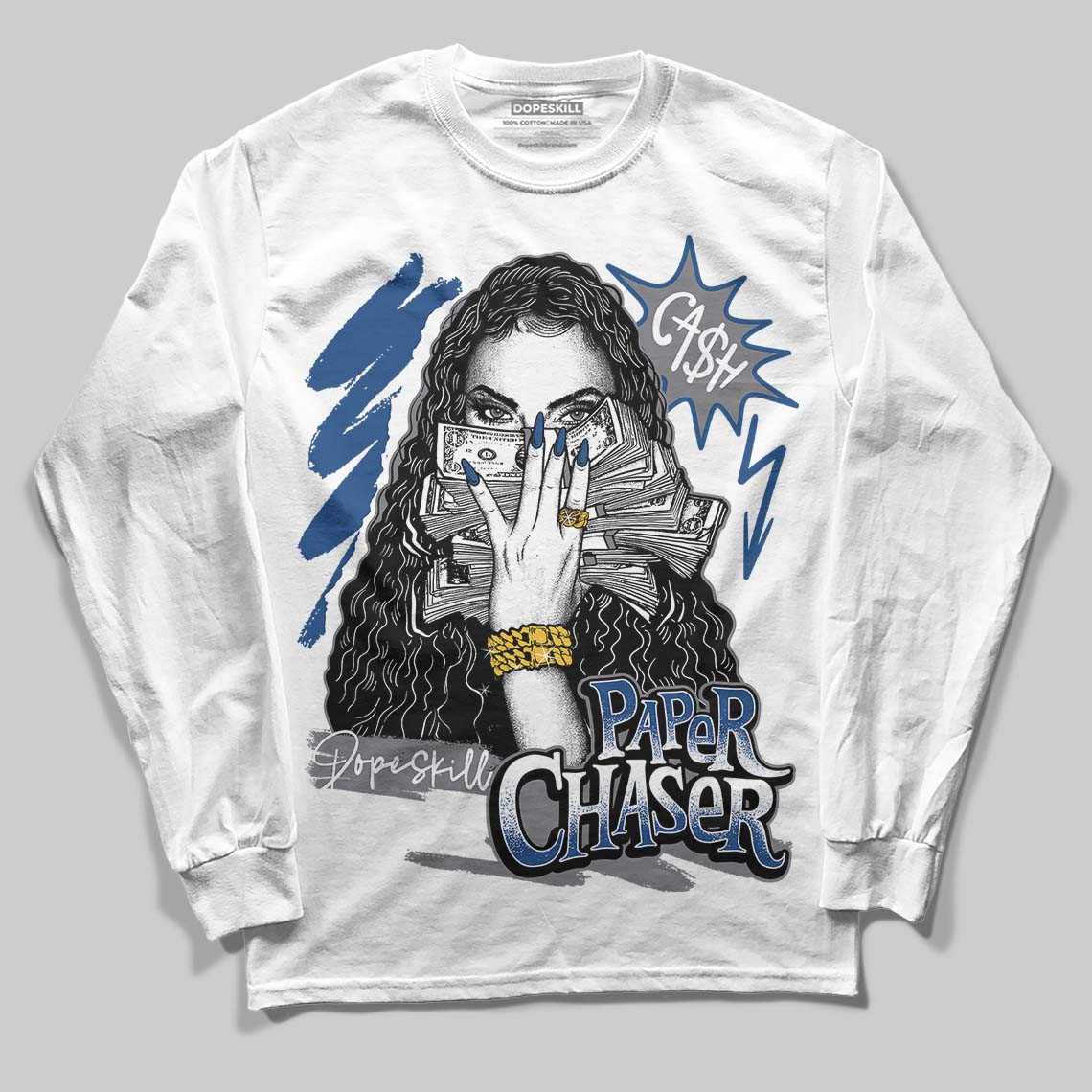 Flint Grey 9s DopeSkill Long Sleeve T-Shirt NPC Graphic