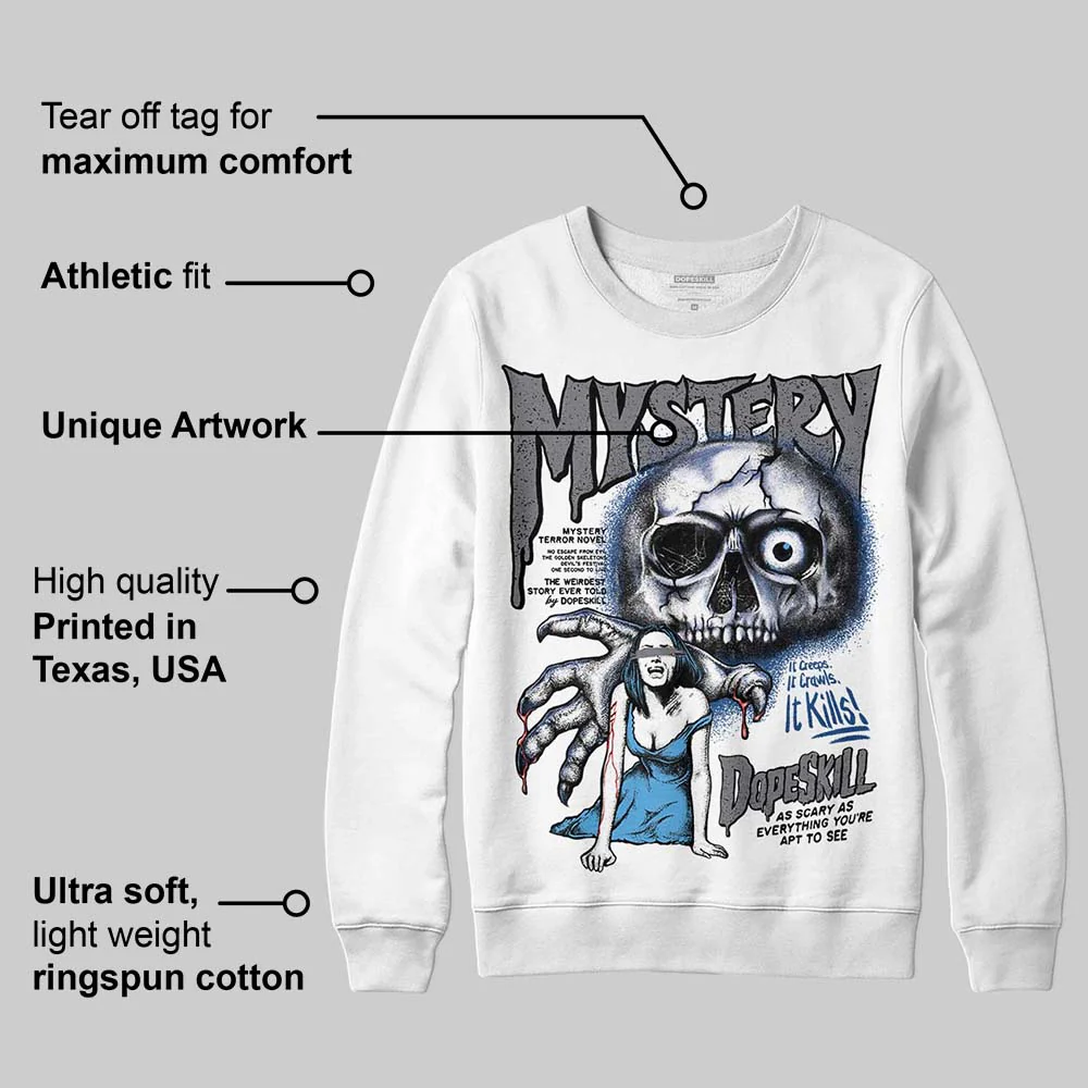 Flint Grey 9s DopeSkill Sweatshirt Mystery Ghostly Grasp Graphic - Image 3