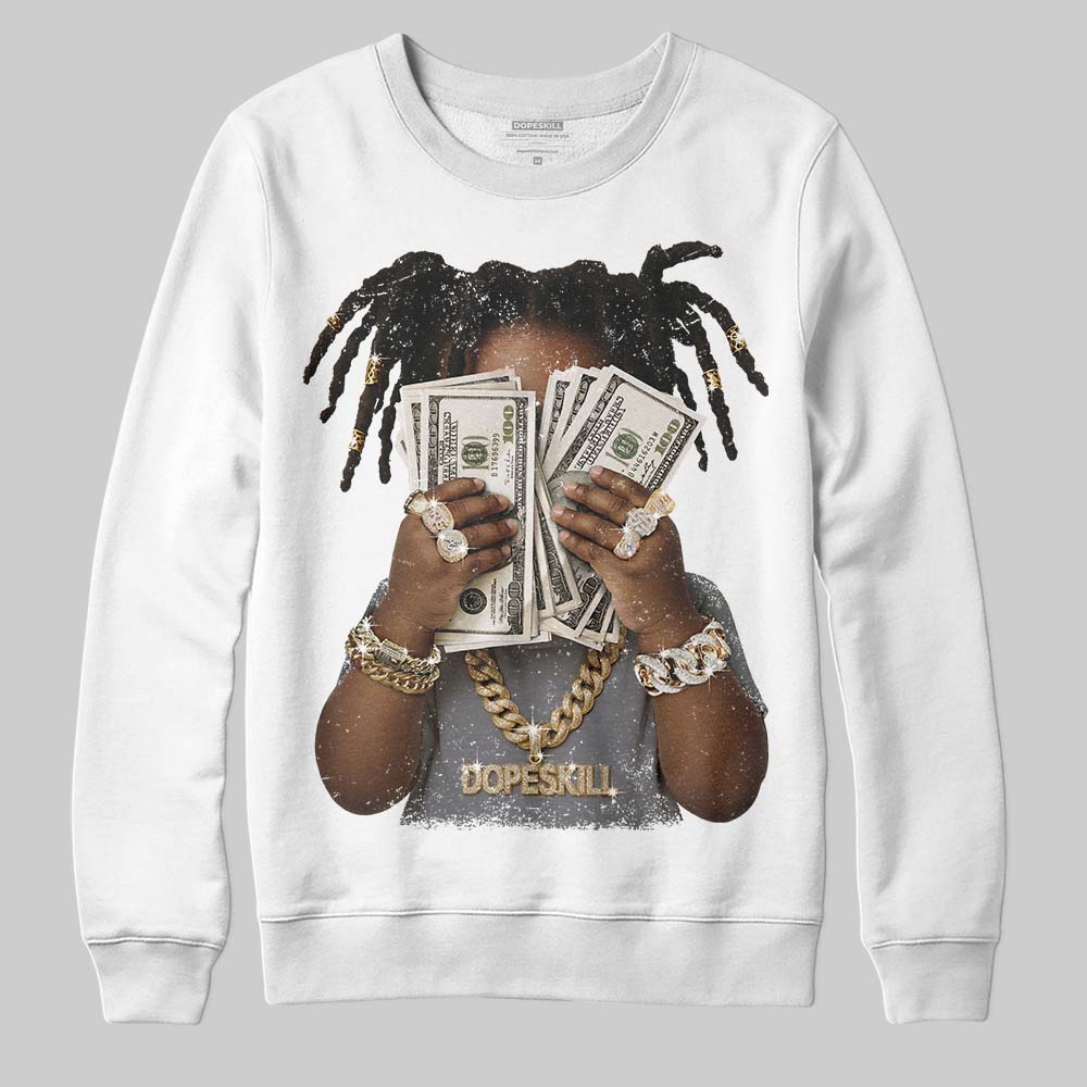 Flint Grey 9s DopeSkill Sweatshirt Rich Youth Graphic