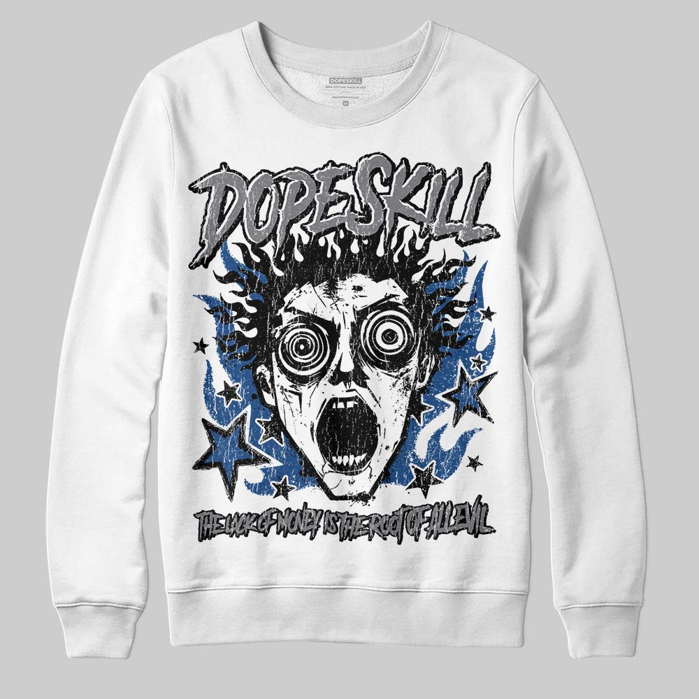 Flint Grey 9s DopeSkill Sweatshirt Root of Evil Graphic