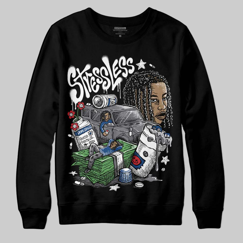 Flint Grey 9s DopeSkill Sweatshirt Stressless Graphic - Image 2