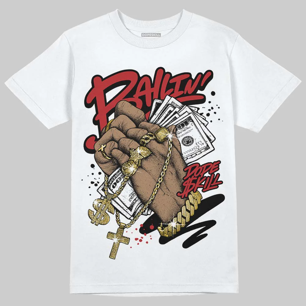 Flu Game 12s DopeSkill T-Shirt Always Ballin' Graphic - Image 2