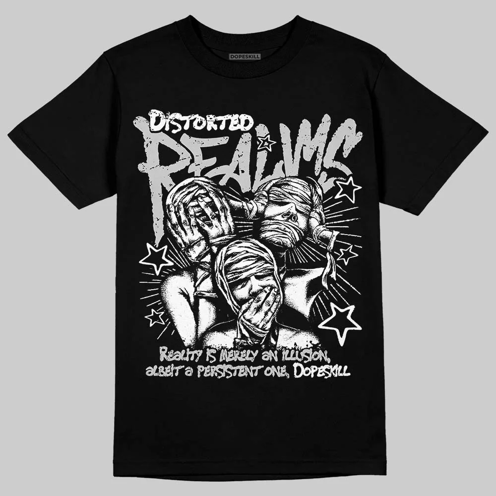 Foamposite One “Triple White” DopeSkill T-Shirt Distorted Realms Graphic