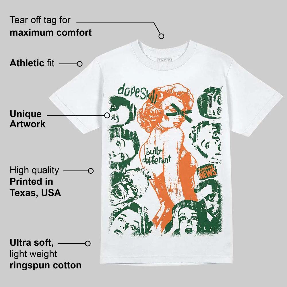Fruits Of Our Labor 3s x Solefly DopeSkill T-Shirt Built Different Graphic - Image 3