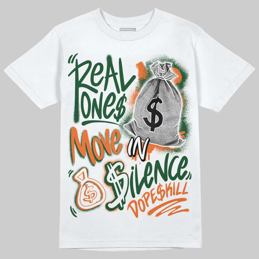 Fruits Of Our Labor 3s x Solefly DopeSkill T-Shirt Real Ones Move In Silence Graphic