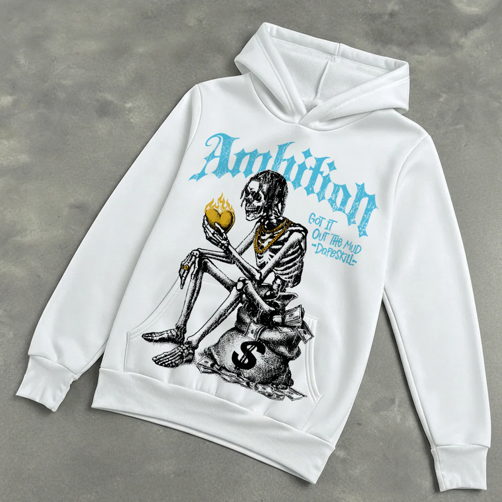 Gamma 11s DopeSkill Hoodie Sweatshirt Ambition Graphic - Image 4