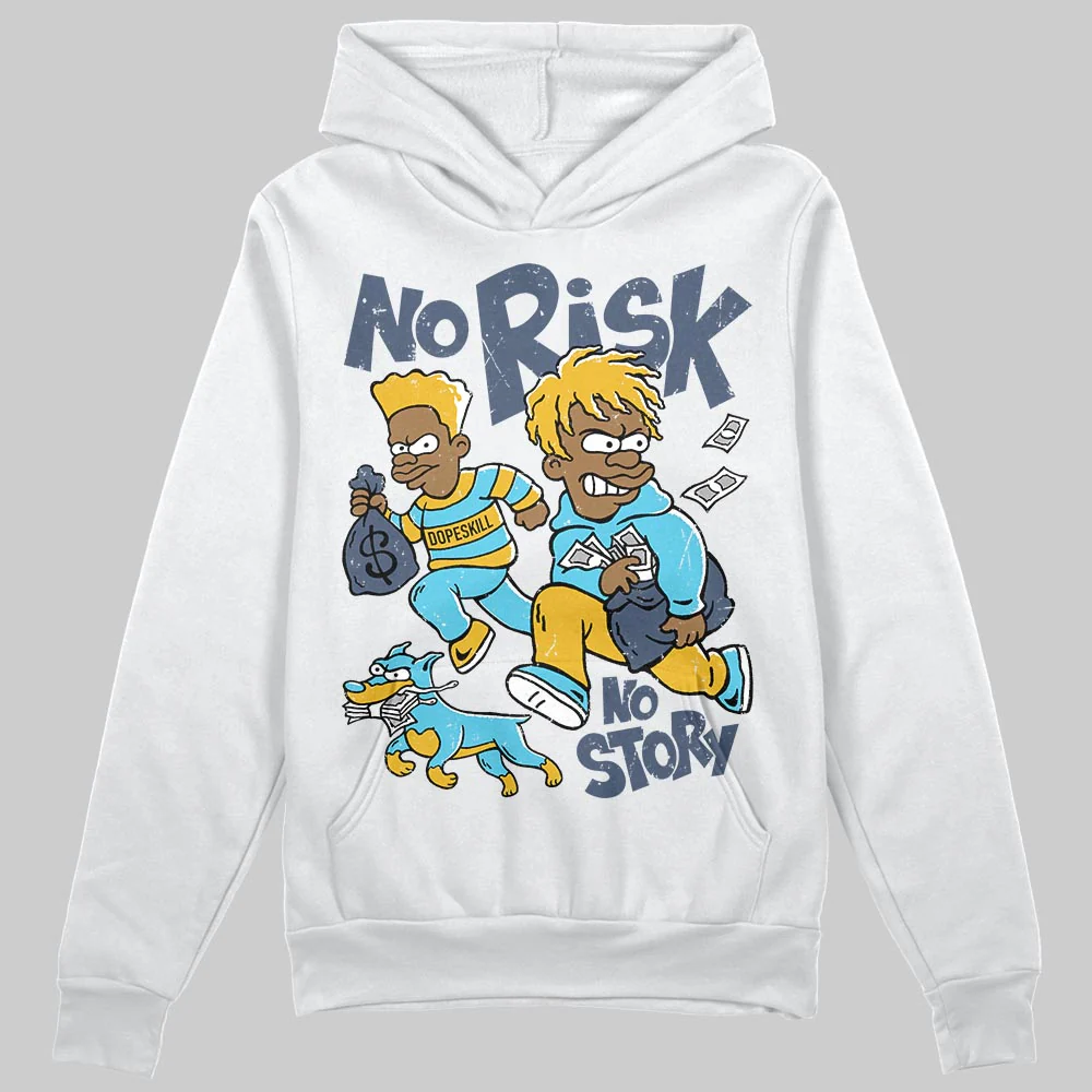 Gamma 11s DopeSkill Hoodie Sweatshirt No Risk No Story Graphic - Image 2