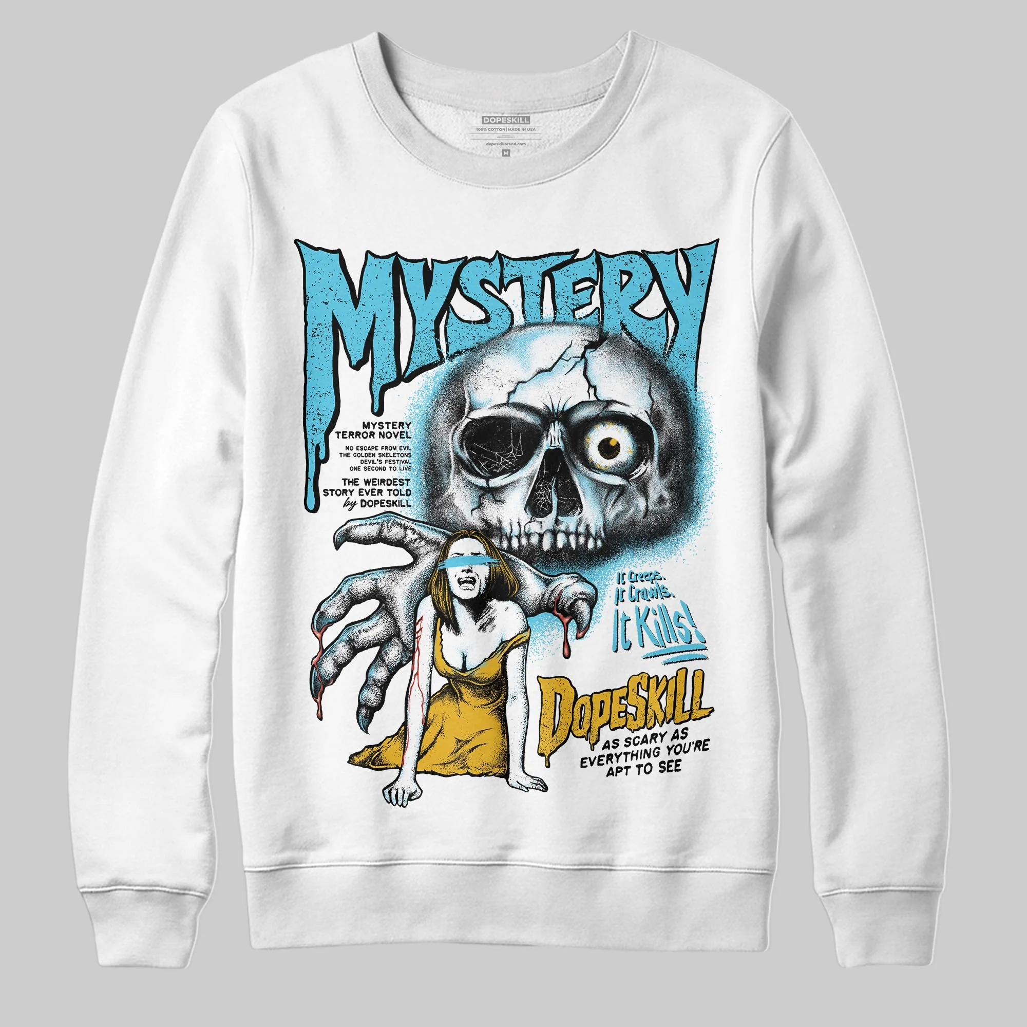 Gamma 11s DopeSkill Sweatshirt Mystery Ghostly Grasp Graphic - Image 2