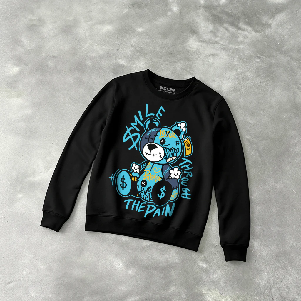 Gamma 11s DopeSkill Sweatshirt Smile Through The Pain Graphic - Image 3