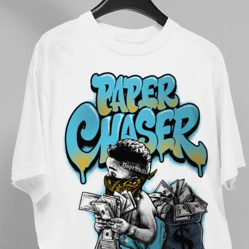 Gamma 11s DopeSkill T-Shirt Paper Chaser Boy Graphic - Image 4