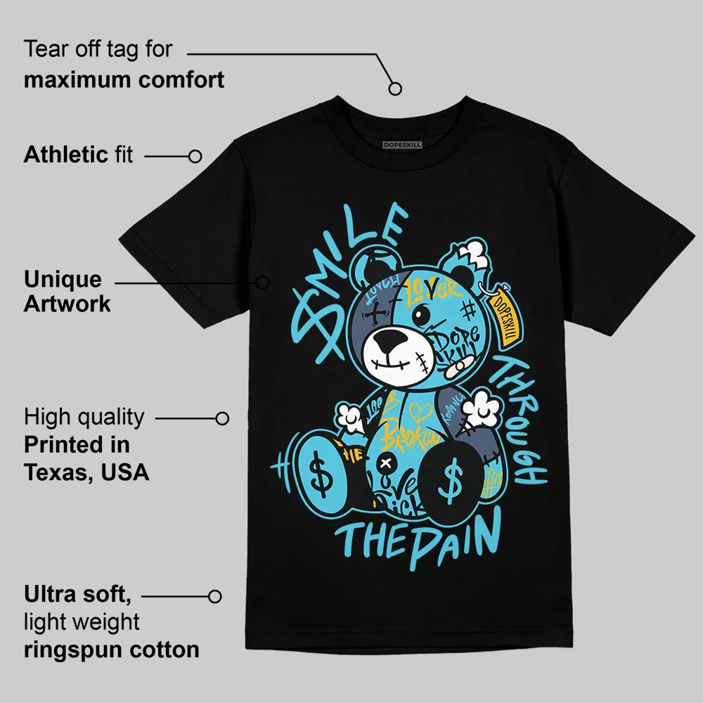 Gamma 11s DopeSkill T-Shirt Smile Through The Pain Graphic - Image 5