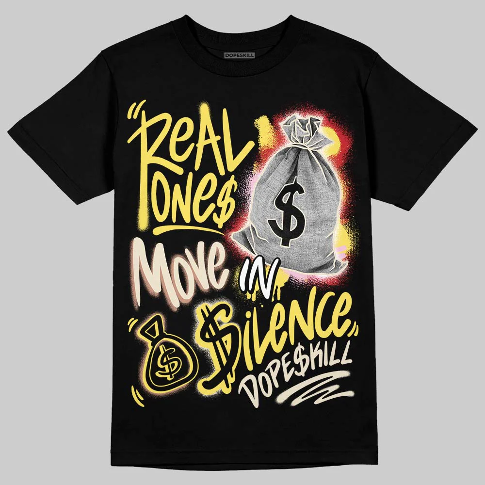 Gel-Nimbus 10.1 Banana DopeSkill T-Shirt Real Ones Move In Silence Graphic