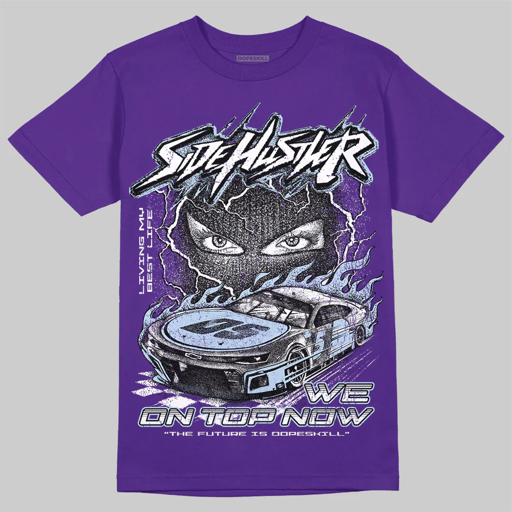 Grape 5s DopeSkill T-Shirt New Side Hustler Graphic - Image 2