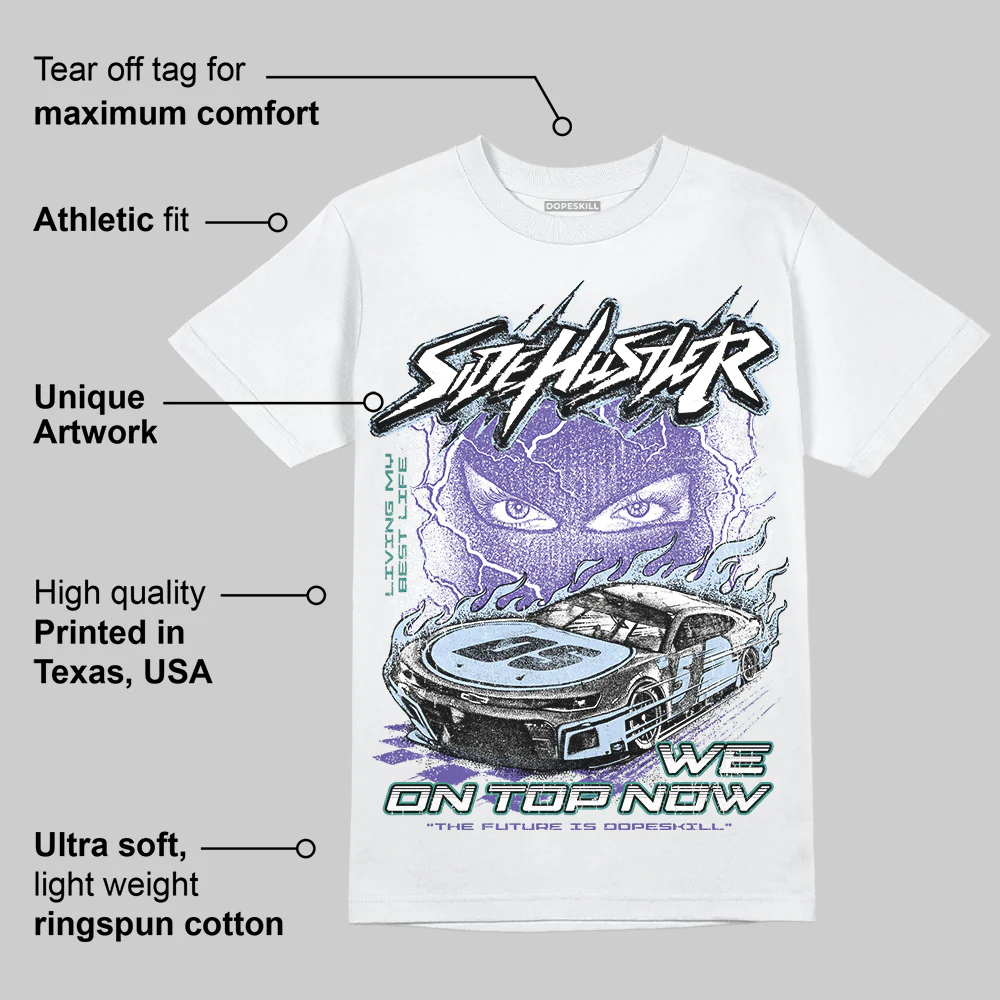 Grape 5s DopeSkill T-Shirt New Side Hustler Graphic - Image 3