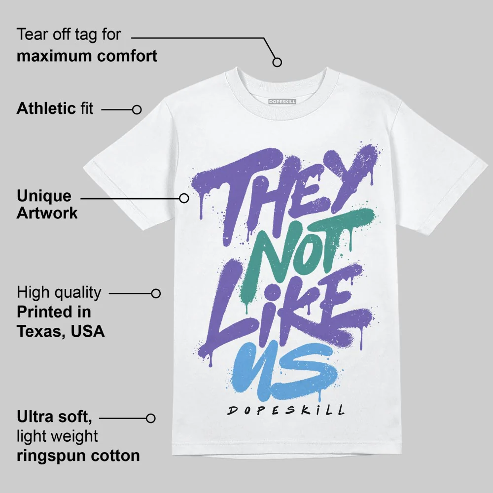 Grape 5s DopeSkill T-Shirt They Not Like Us Graphic - Image 3