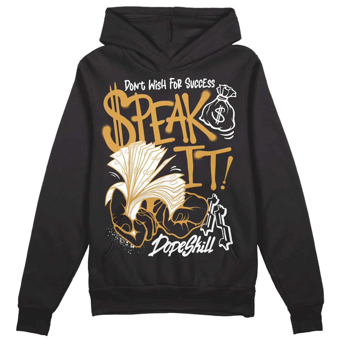 Gratitude 11s DopeSkill Hoodie Sweatshirt Speak It Graphic - Image 2