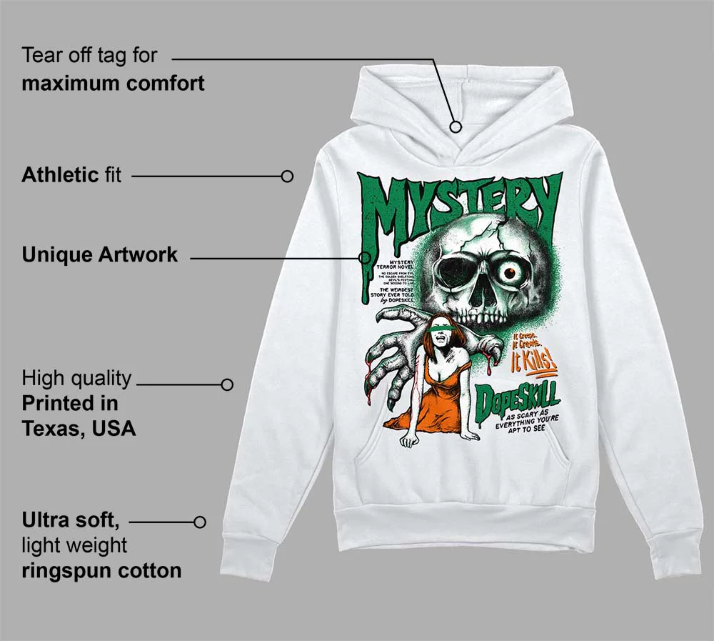 Green collection DopeSkill Hoodie Sweatshirt Mystery Ghostly Grasp Graphic - Image 3