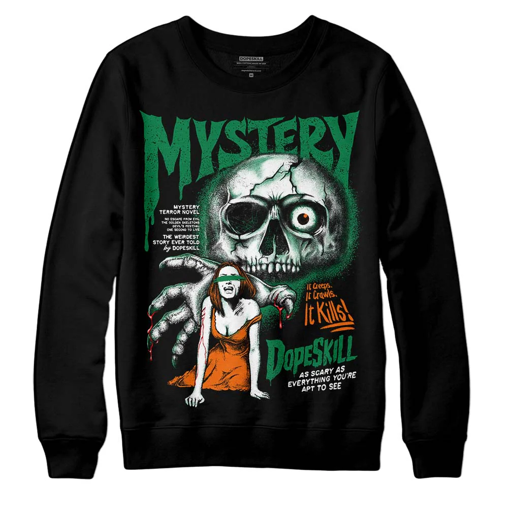 Green Collection DopeSkill Sweatshirt Mystery Ghostly Grasp Graphic - Image 2