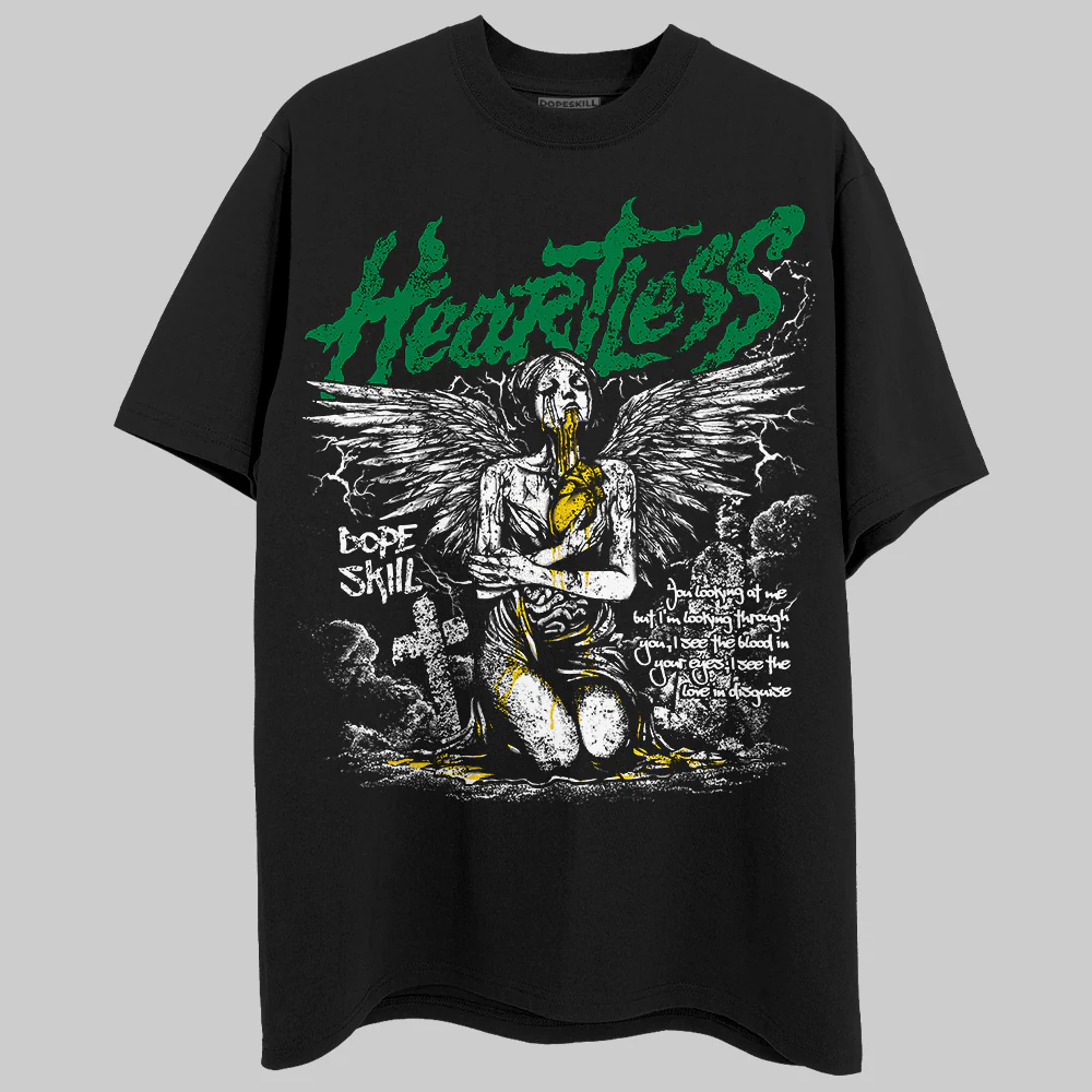 Green Collection DopeSkill T-Shirt Heartless Graphic - Image 2