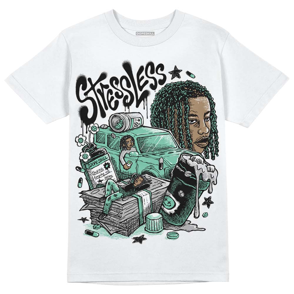 Green Glow 3s DopeSkill T-Shirt Stressless Graphic - Image 2