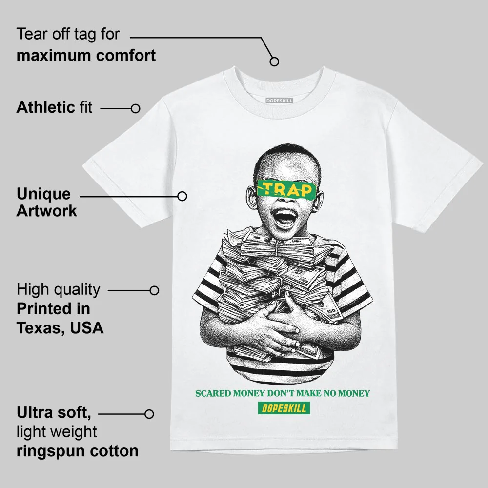 Green 'Scared Money Don't Make No Money' DopeSkill Graphic T-Shirt - Image 4