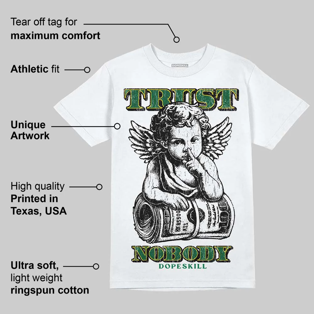 Green 'Trust Nobody' DopeSkill Graphic T-Shirt - Image 4