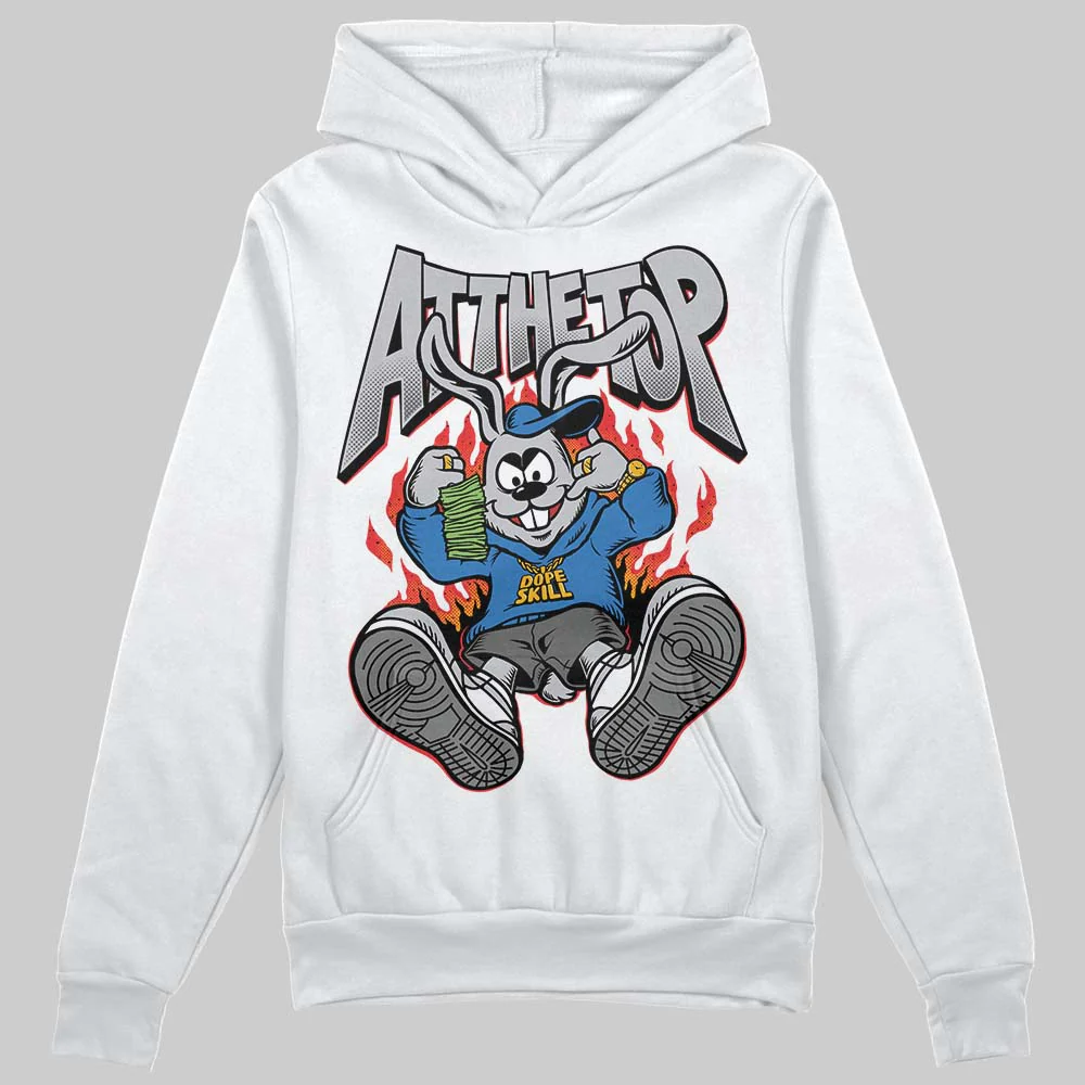 Grey Collection DopeSkill Hoodie Sweatshirt At The Top Graphic