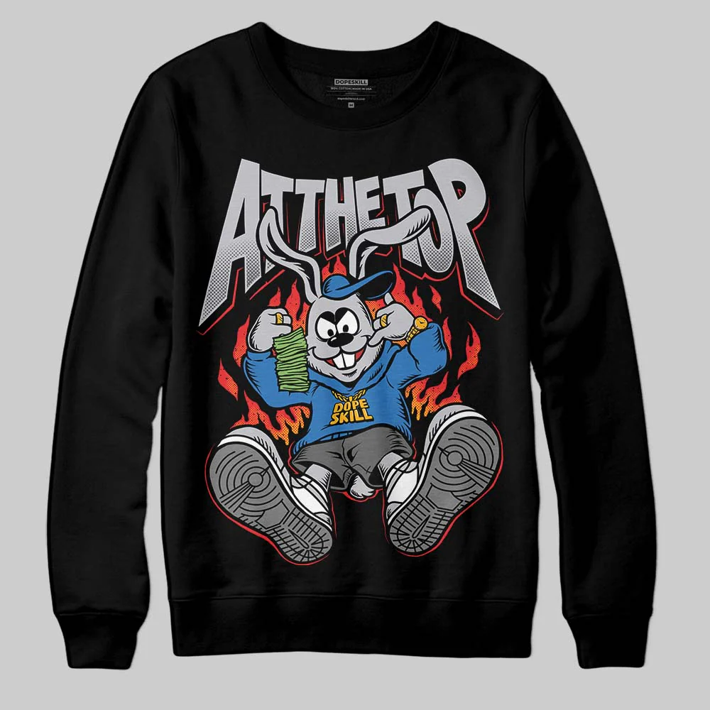 Grey Collection DopeSkill Sweatshirt At The Top Graphic - Image 2