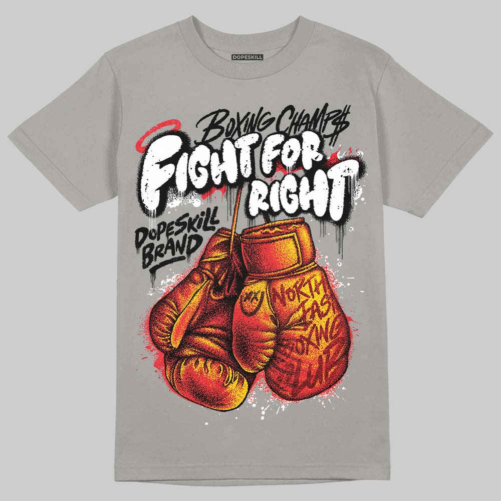 Grey Collection DopeSkill T-Shirt Fight For Right Graphic - Image 3