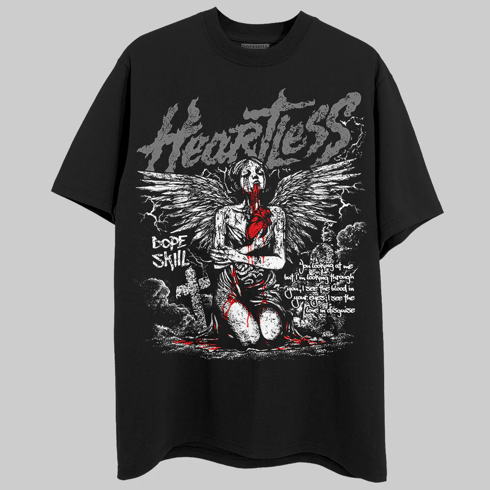 Grey Collection DopeSkill T-Shirt Heartless Graphic - Image 2