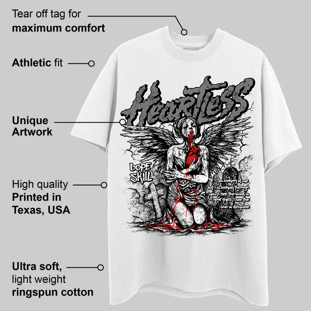 Grey Collection DopeSkill T-Shirt Heartless Graphic - Image 3