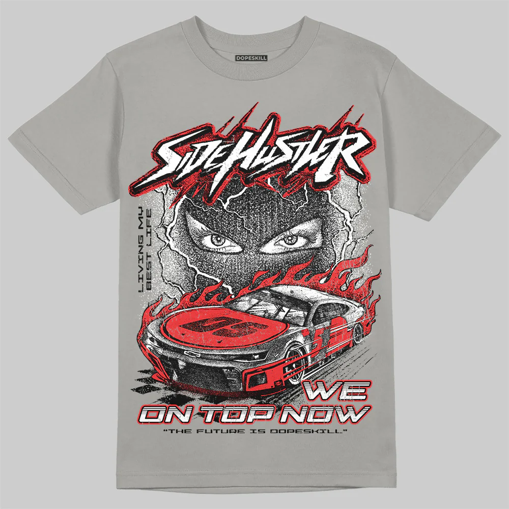 Grey Collection DopeSkill T-Shirt New Side Hustler Graphic - Image 3