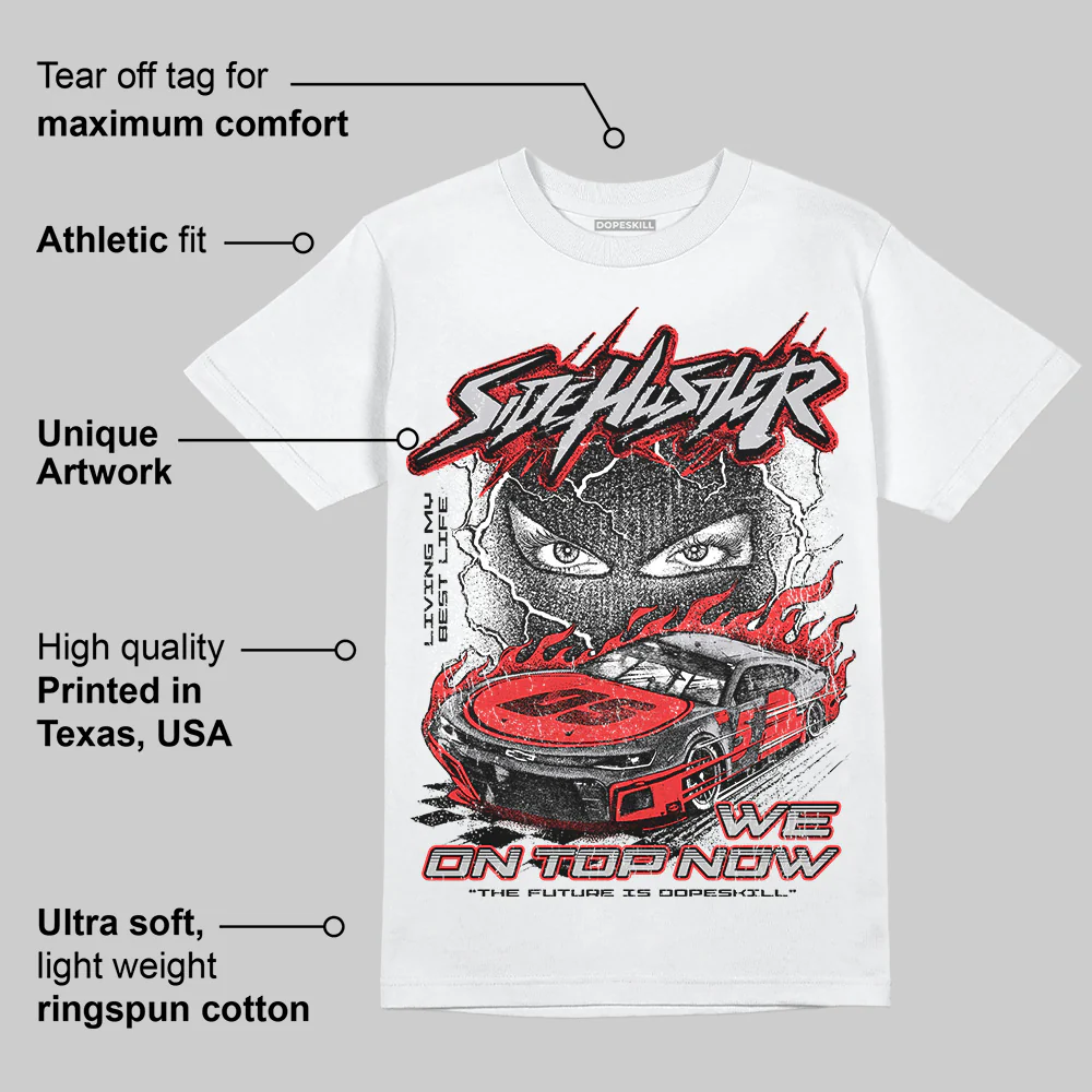 Grey Collection DopeSkill T-Shirt New Side Hustler Graphic - Image 4