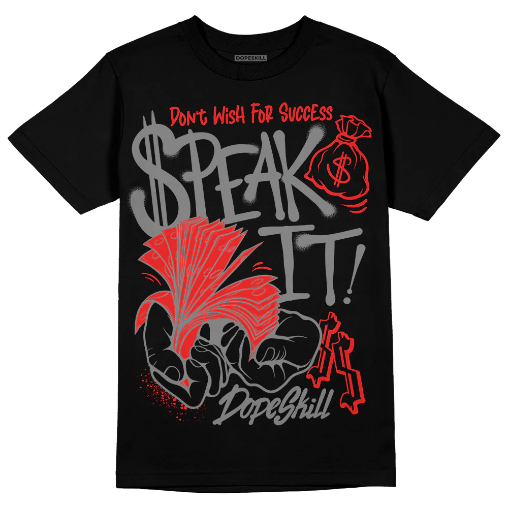 Grey Collection DopeSkill T-Shirt Speak It Graphic - Image 2