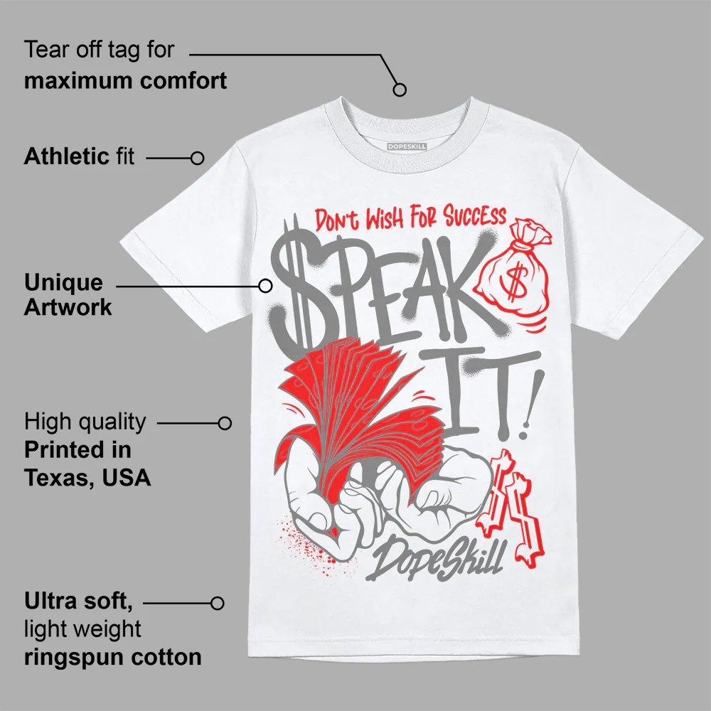 Grey Collection DopeSkill T-Shirt Speak It Graphic - Image 3