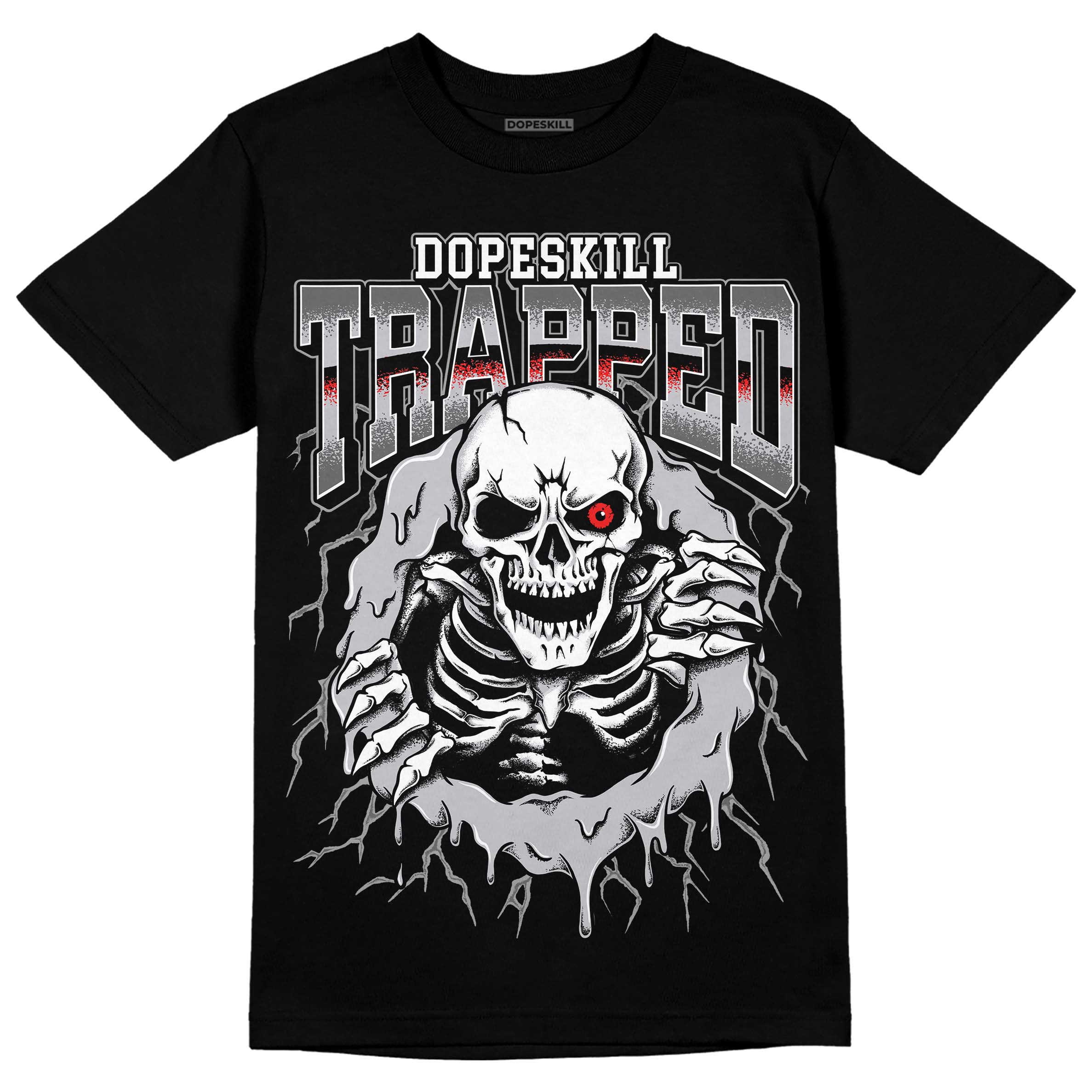 Grey Collection DopeSkill T-Shirt Trapped Halloween Graphic - Image 2