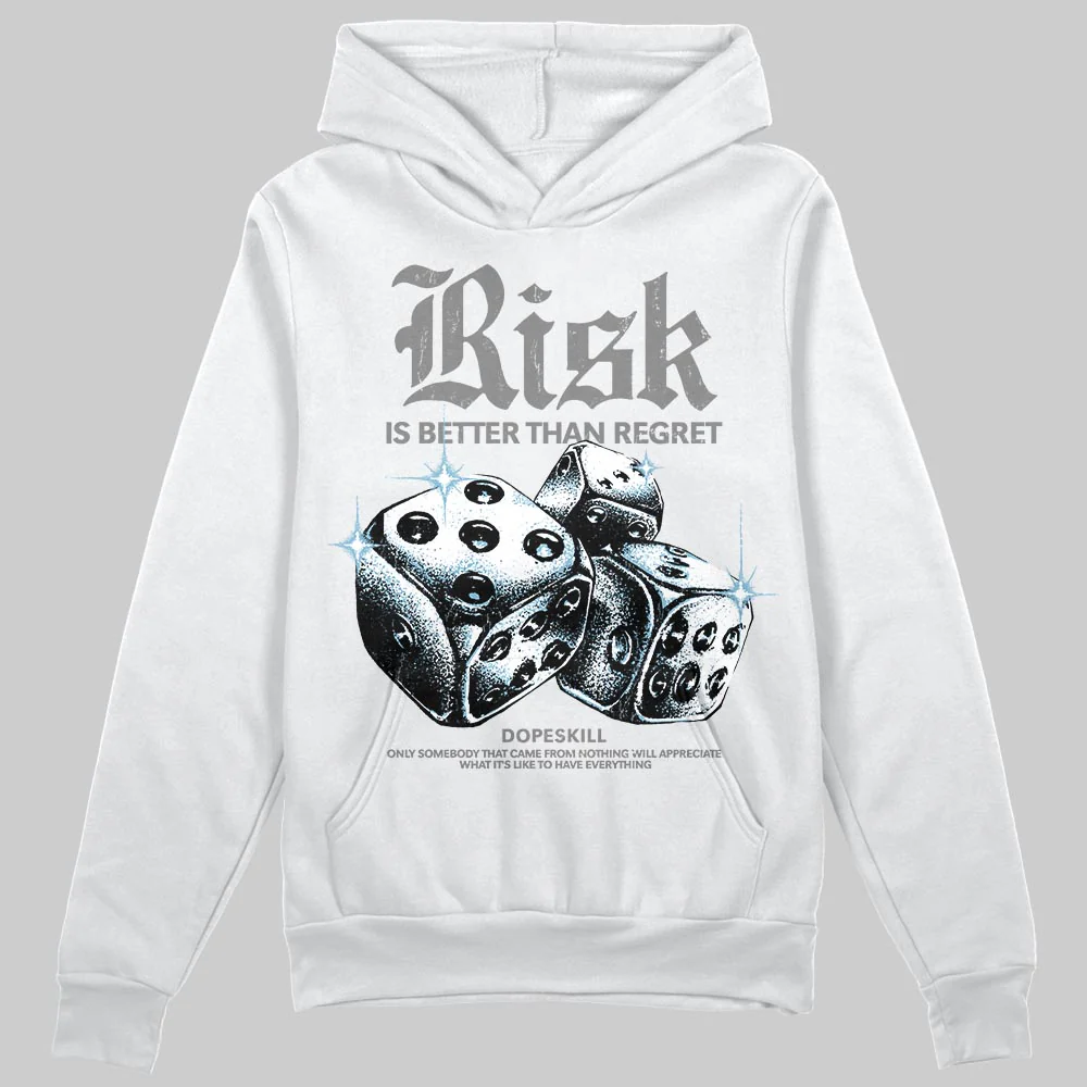 Grey 'Risk Is Better Than Regret' DopeSkill Graphic Hoodie