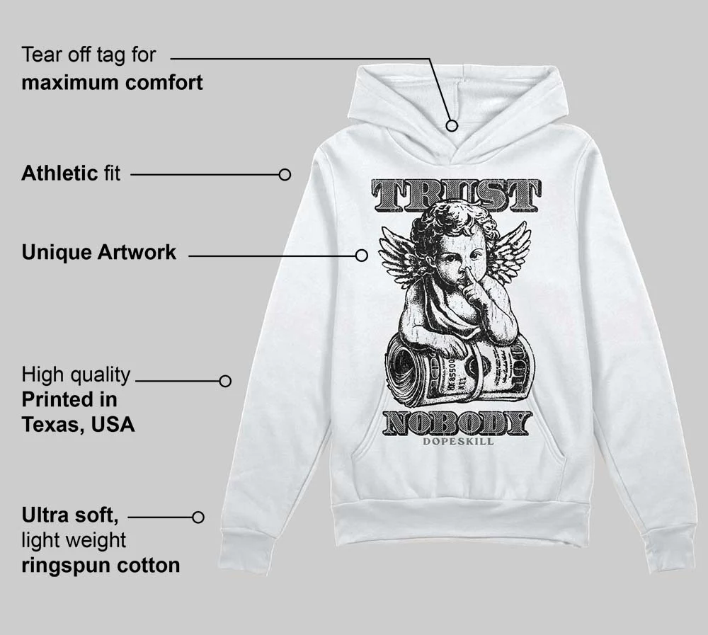 Grey 'Trust Nobody' DopeSkill Graphic Hoodie - Image 3