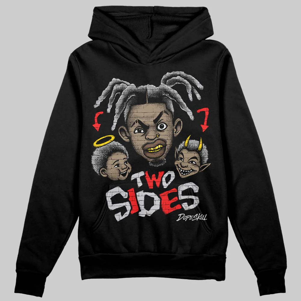 Grey 'Two Sides' DopeSkill Graphic Hoodie - Image 2