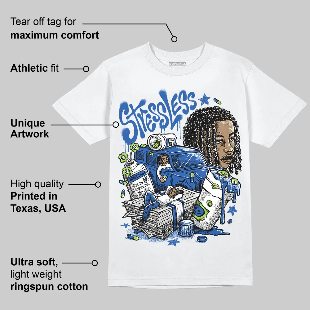 Griffey Max 1 'Varsity Royal' DopeSkill T-Shirt Stressless Graphic - Image 4