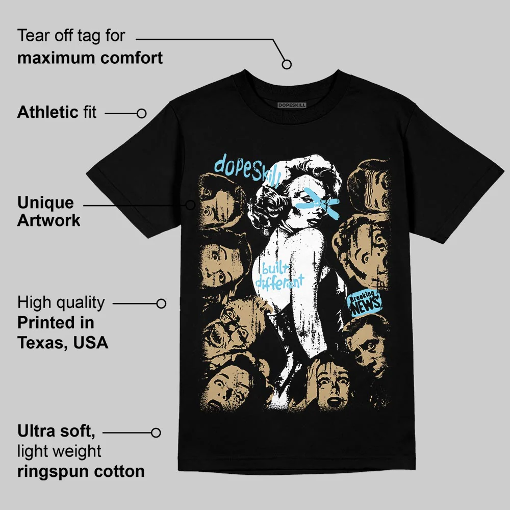 “H-Town” 11s DopeSkill T-Shirt Built Different Graphic - Image 3