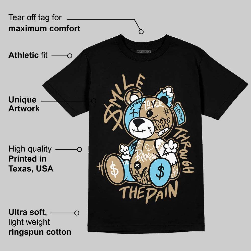 “H-Town” 11s DopeSkill T-Shirt Smile Through The Pain Graphic - Image 3