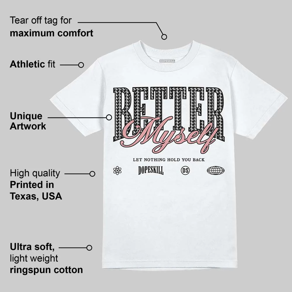 Harris Tweed x Black/Phantom Dunk DopeSkill T-Shirt Better Myself Graphic - Image 3
