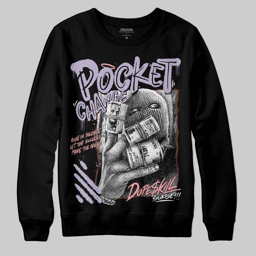 Harris Tweed x Denim Turquoise Dunk DopeSkill Sweatshirt Pocket Change Graphic
