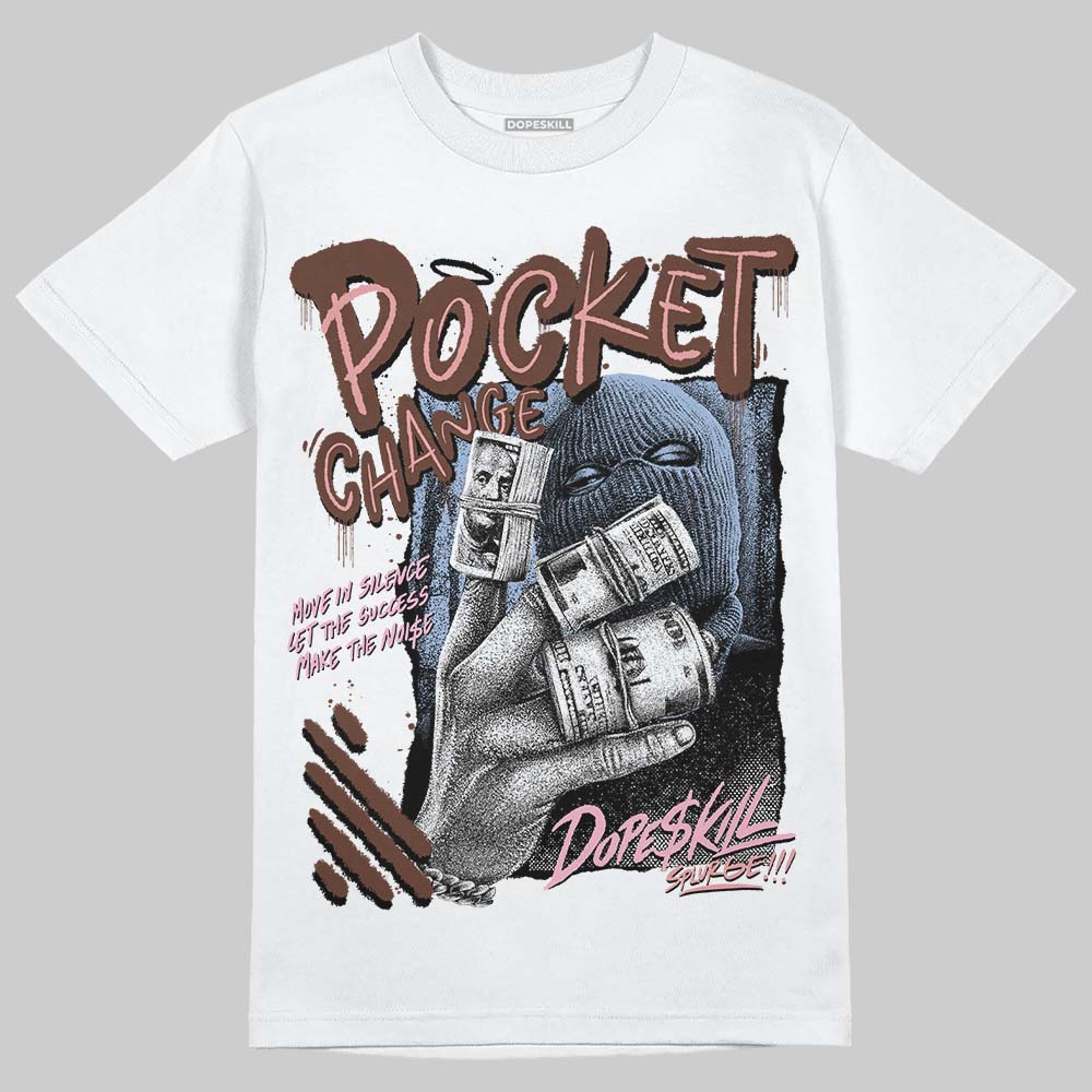 Harris Tweed x Denim Turquoise Dunk DopeSkill T-Shirt Pocket Change Graphic - Image 2