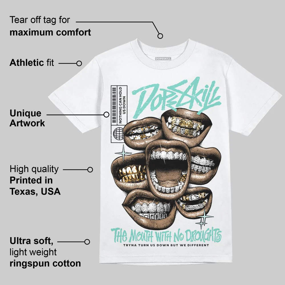 Igloo 11s DopeSkill T-Shirt The Mouth With No Droughts Graphic - Image 3